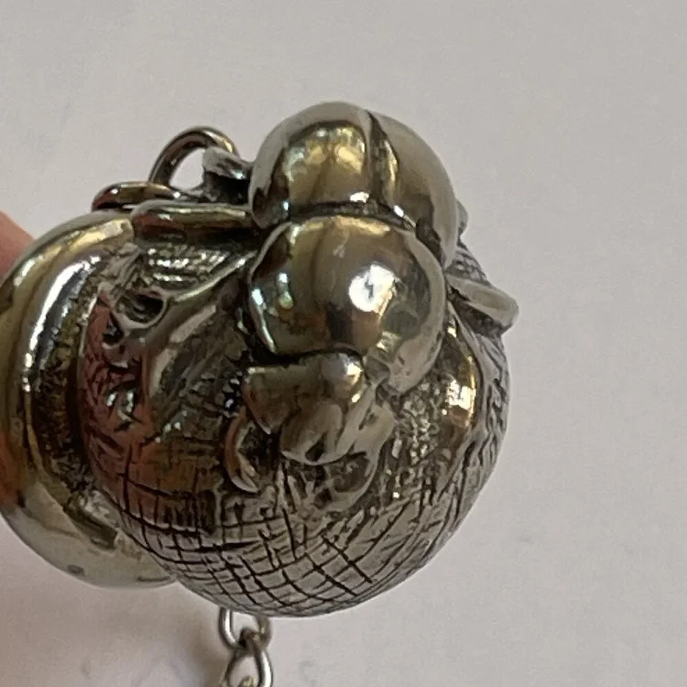 Beetle Wine Bottle Stopper‎ Metal Cork Bottle Neck Chain